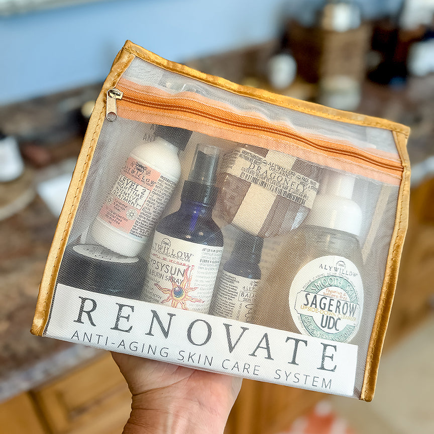 Renovate Anti-aging Skin Care System - complete set and bag