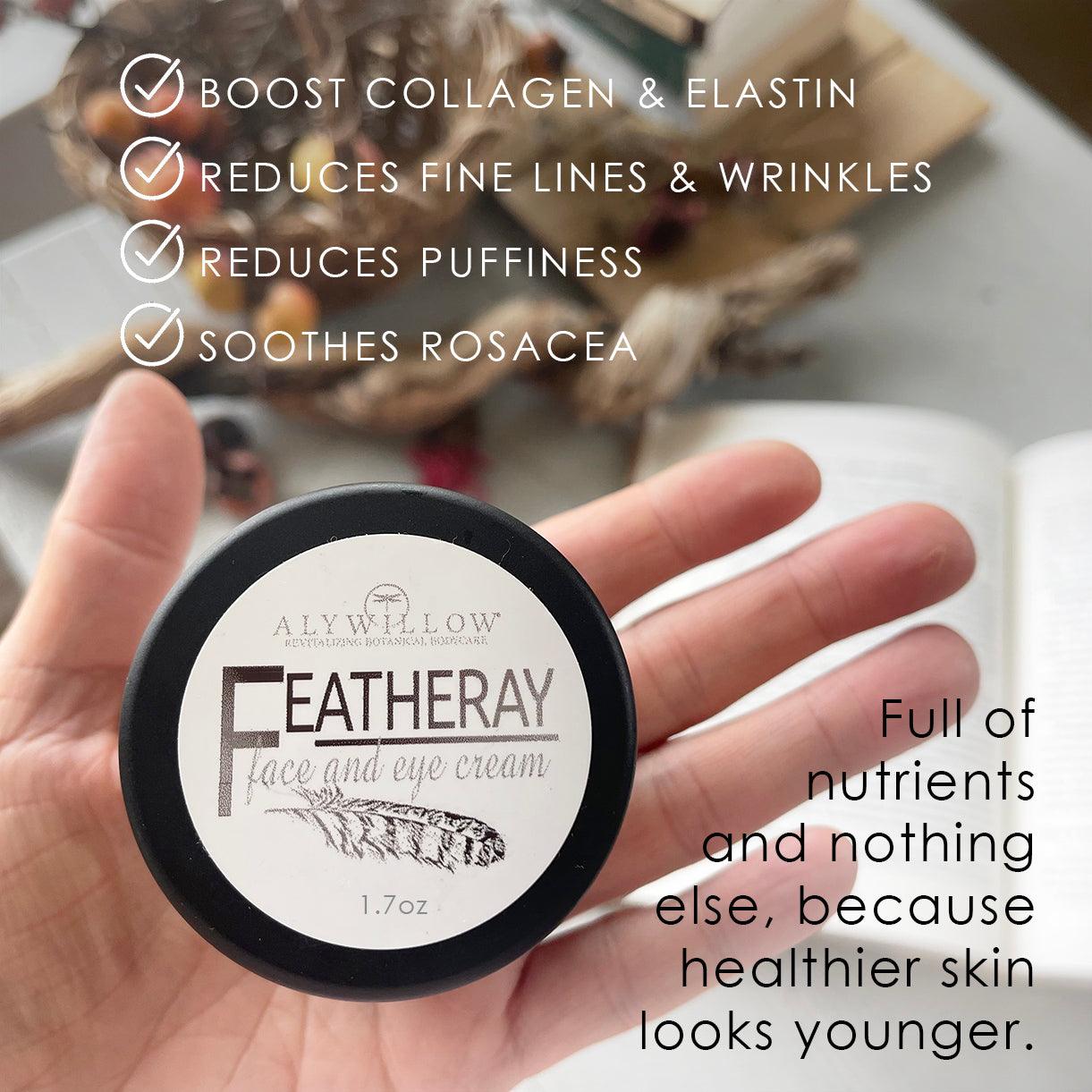 FEATHERAY FACE & EYE CREAM Moisturizer - Alywillow