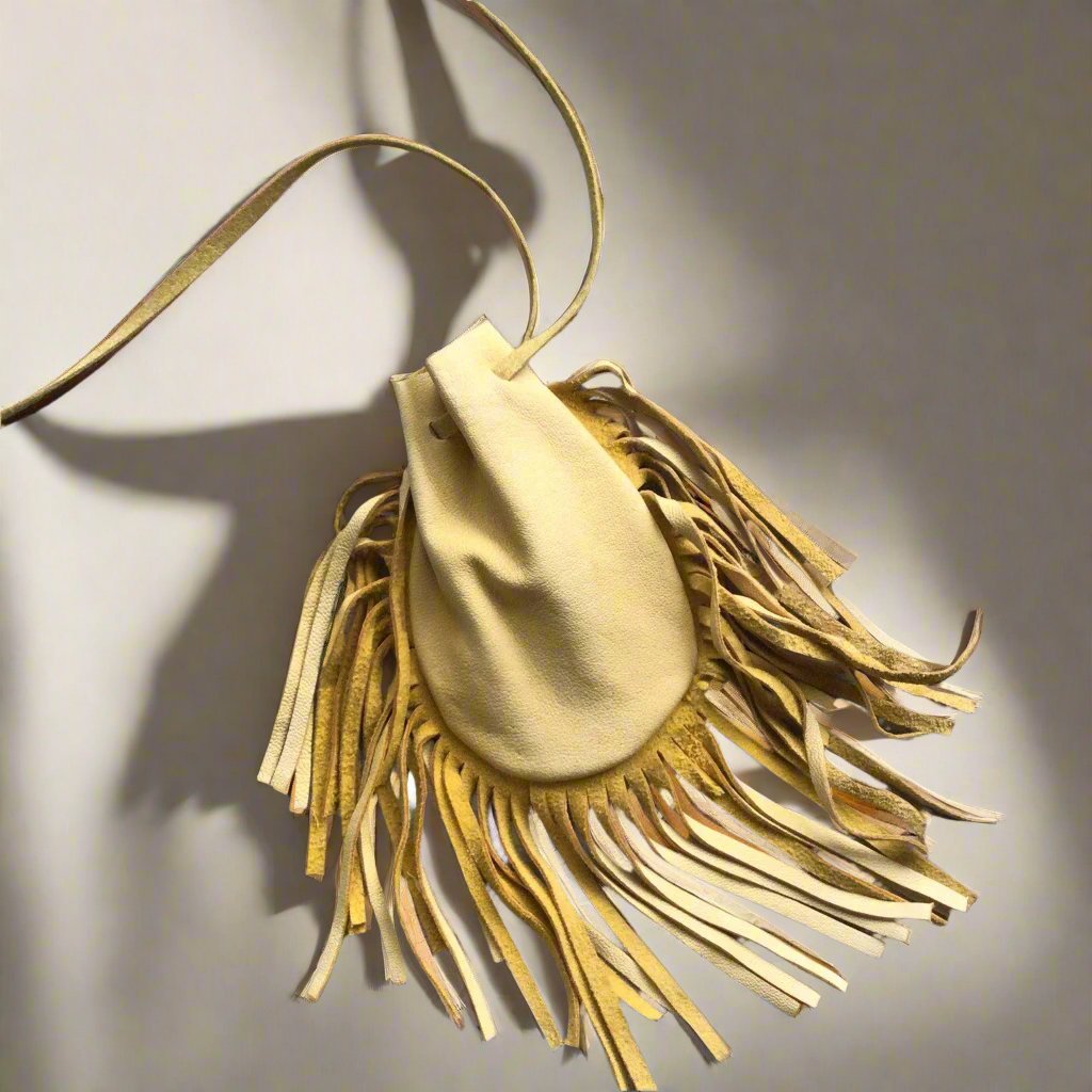 Large Leather Pouch - Alywillow