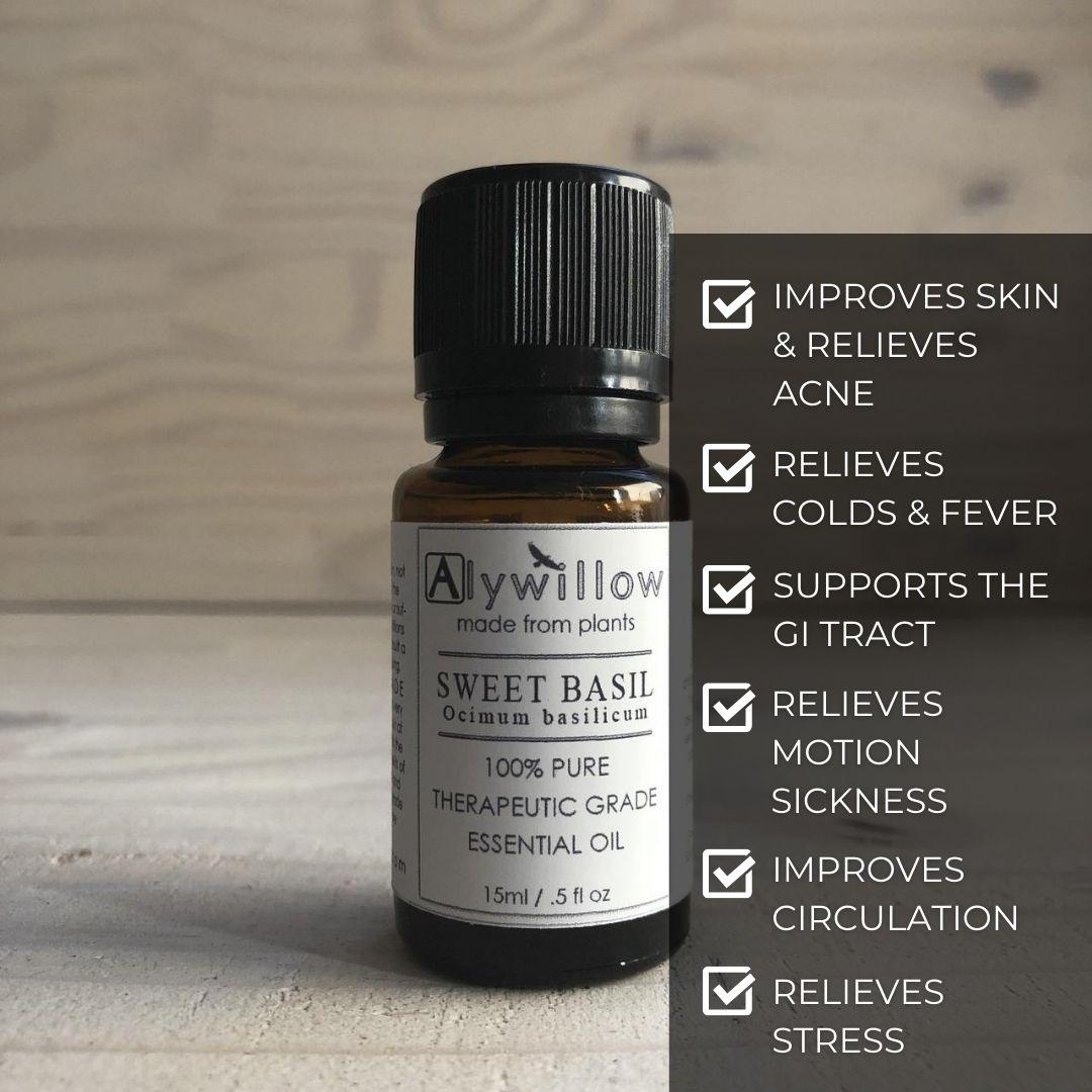 Basil (Sweet) Essential Oil - Alywillow