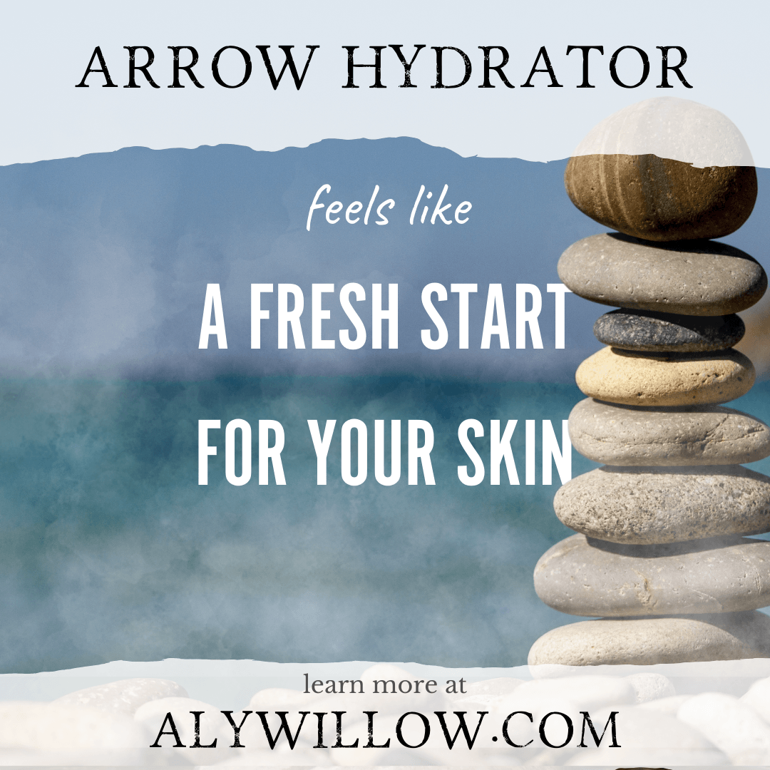Zen stones against a tranquil background symbolizing the fresh start for your skin with ARROW Hydrator.