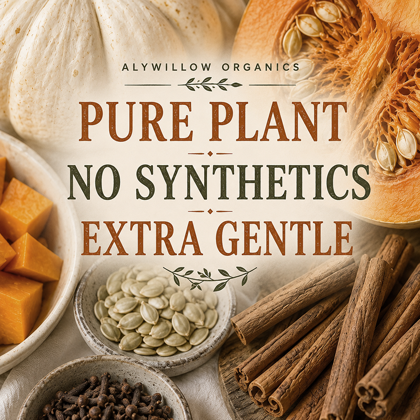 pure plants, no synthetic, pumpkin styled image