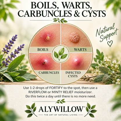 Alywillow relieves strange bumps