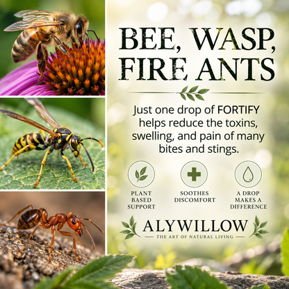 bee, wash, and fire ant pain stings