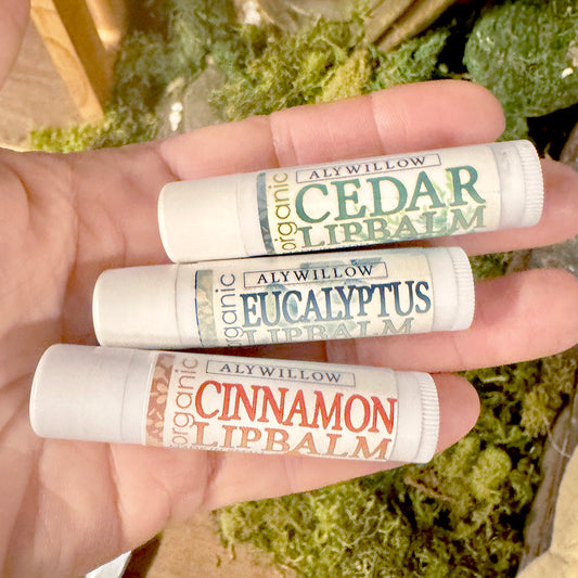 Forest Trio Organic Lip Balm Set