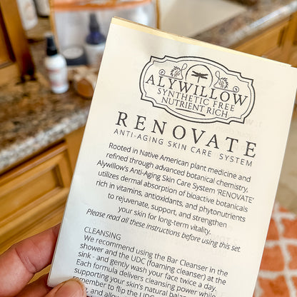 Renovate Anti-aging Skin Care System Flyer