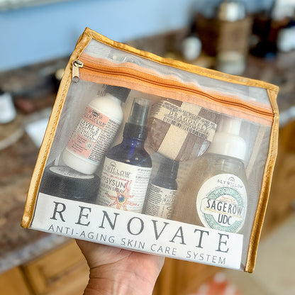 Renovate Anti-aging Skin Care System - complete set and bag