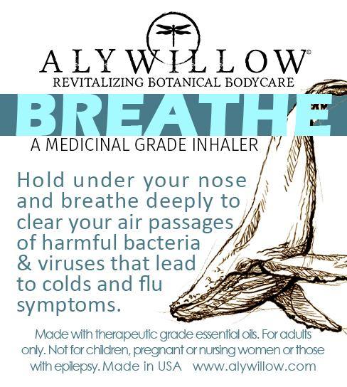 BREATHE MEDICINAL PLANT INHALER offers defense against harmful bacteria and viruses - Alywillow