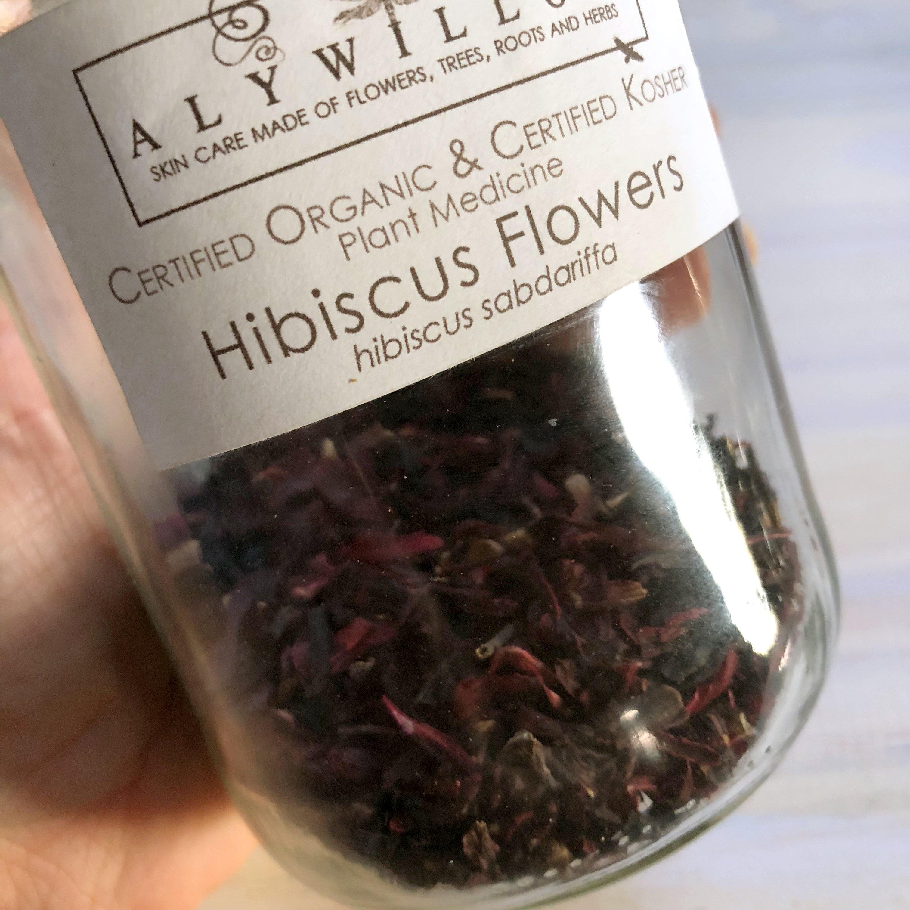 ORGANIC HIBISCUS FLOWER Whole Bulk Hibiscus Sabdariffa Dried