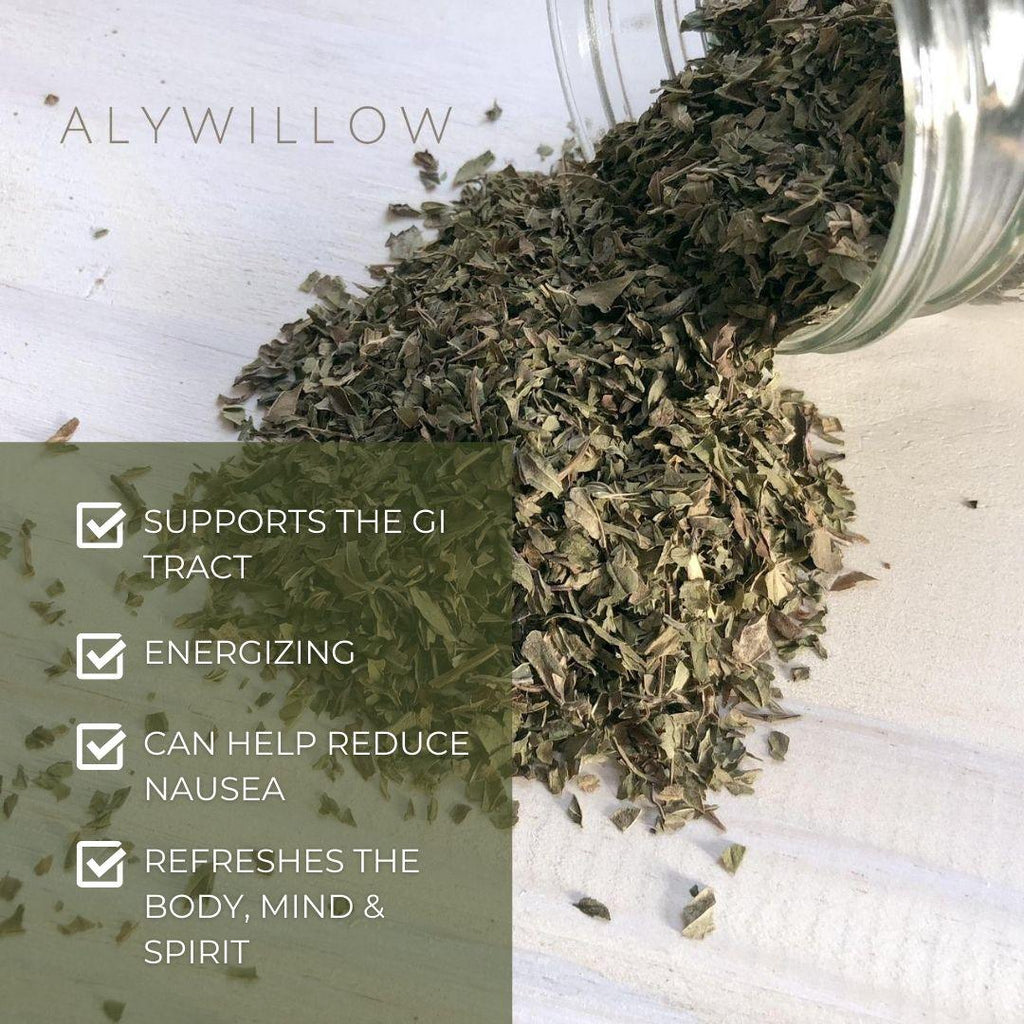 Peppermint Leaf Dried Herb - Alywillow