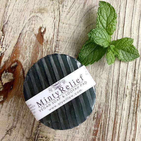 MINTY RELIEF Medicinal Vegan Bar Cleanser - Alywillow